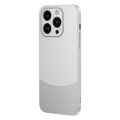 For iPhone 15 Pro Two Color Frosted Shockproof Phone Case(Silver)