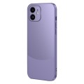 For iPhone 12 Two Color Frosted Shockproof Phone Case(Purple)