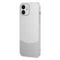 For iPhone 12 Two Color Frosted Shockproof Phone Case(Silver)