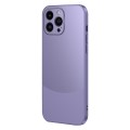 For iPhone 12 Pro Max Two Color Frosted Shockproof Phone Case(Purple)