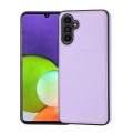 For Samsung Galaxy A14 Litchi Pattern Stitched Side-mounted Phone Case(Purple)