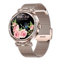 CF32 1.27 inch Screen Lady Smart Watch, Steel Band, Support Female Physiology Monitoring & 100+ Spor