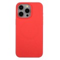 For iPhone 15 Pro Max Wheat Straw Material + TPU Phone Case(Red)