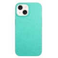 For iPhone 14 Plus Wheat Straw Material + TPU Phone Case(Green)