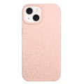 For iPhone 14 Wheat Straw Material + TPU Phone Case(Pink)