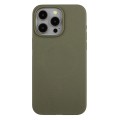 For iPhone 13 Pro Max Wheat Straw Material + TPU Phone Case(Army Green)