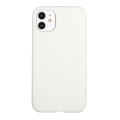 For iPhone 11 Wheat Straw Material + TPU Phone Case(White)