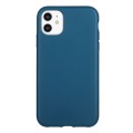 For iPhone 11 Wheat Straw Material + TPU Phone Case(Blue)
