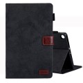 For Samsung Galaxy Tab A9+ Cloth Texture Leather Tablet Case(Black)