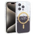 For iPhone 15 Pro Max DFANS DESIGN Magsafe Magnetic Starlight Shining Phone Case(Star Agate)