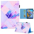 For Samsung Galaxy Tab A9+ Colored Drawing Leather Tablet Case(Colorful Grid)