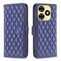 For Tecno Spark Go 2024 / 20C Diamond Lattice Wallet Flip Leather Phone Case(Blue)