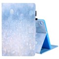For Samsung Galaxy Tab A9+ Colored Drawing Leather Tablet Case(Sparkling Sand)
