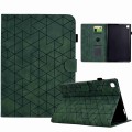 For Samsung Galaxy Tab A7 Lite T220 Rhombus TPU Leather Tablet Case(Green)