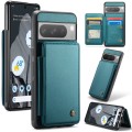 For Google Pixel 8 pro CaseMe C22 Card Slots Holder RFID Anti-theft Phone Case(Blue Green)