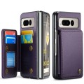 For Google Pixel Fold CaseMe C22 PC+TPU Business Style RFID Anti-theft Leather Phone Case(Purple)