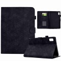 For Lenovo Tab M9 Rhombus TPU Smart Leather Tablet Case(Black)