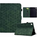 For Lenovo Tab M10 3rd Gen Rhombus TPU Smart Leather Tablet Case(Green)