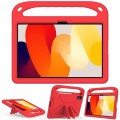 For Xiaomi Redmi Pad SE 11.0 Handle EVA Shockproof Tablet Case with Holder(Red)