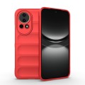 For Huawei nova 12 5G Magic Shield TPU + Flannel Phone Case(Red)