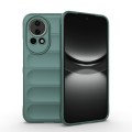 For Huawei nova 12 5G Magic Shield TPU + Flannel Phone Case(Dark Green)