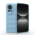 For Huawei nova 12 5G Magic Shield TPU + Flannel Phone Case(Light Blue)