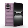 For Huawei nova 12 5G Magic Shield TPU + Flannel Phone Case(Purple)