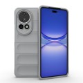 For Huawei nova 12 Ultra / 12 Pro Magic Shield TPU + Flannel Phone Case(Grey)