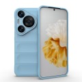 For Huawei Pura 70 Pro / 70 Pro+ Magic Shield TPU + Flannel Phone Case(Light Blue)