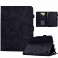 For Amazon Fire HD 8 2022/2020 Rhombus TPU Smart Leather Tablet Case(Black)