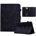 For Amazon Fire HD 10 2021 Rhombus TPU Smart Leather Tablet Case(Black)