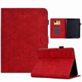 For Amazon Kindle Paperwhite 4/3/2/1 Rhombus TPU Smart Leather Tablet Case(Red)