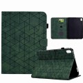 For iPad 10th Gen 10.9 2022 Rhombus TPU Smart Leather Tablet Case(Green)