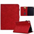 For iPad mini 5/4/32/1 Rhombus TPU Smart Leather Tablet Case(Red)