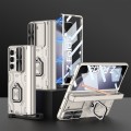 For Samsung Galaxy Z Fold5 GKK Integrated Folding Alloy Shell PC Phone Case with Pen Box(Silver)