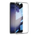 For Samsung Galaxy S24+ GKK Plating Transparent TPU Phone Case, Without pen(Transparent)