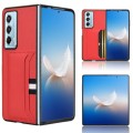 For Honor Magic Vs2 Litchi Texture Card Slots Back Cover Phone Case(Red)