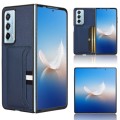For Honor Magic Vs2 Litchi Texture Card Slots Back Cover Phone Case(Blue)