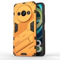 For Xiaomi Redmi A3 4G Global Punk Armor 2 in 1 PC + TPU Phone Case with Holder(Orange)