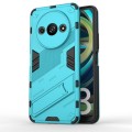 For Xiaomi Redmi A3 4G Global Punk Armor 2 in 1 PC + TPU Phone Case with Holder(Blue)