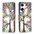 For Infinix Zero 30 4G Colored Drawing Pattern Leather Phone Case(Tree Life)