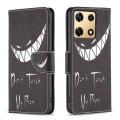 For Infinix Note 30 Pro Colored Drawing Pattern Leather Phone Case(Smirk)
