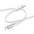 hoco U119 Machine PD60W USB-C / Type-C to USB-C / Type-C Fast Charging Data Cable, Length: 1.2m(Grey