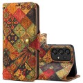 For Samsung Galaxy A32 Denior Flower Language Series Cork Fabric Oil Edge Leather Phone Case(Autumn)