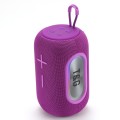 T&G TG665 20W LED Portable Subwoofer Wireless Bluetooth Speaker(Purple)