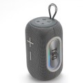 T&G TG665 20W LED Portable Subwoofer Wireless Bluetooth Speaker(Grey)