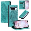 For Google Pixel 8 Pro Totem Embossed Magnetic Leather Phone Case(Green)