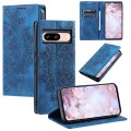 For Google Pixel 8 Totem Embossed Magnetic Leather Phone Case(Blue)