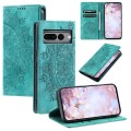 For Google Pixel 7 Pro Totem Embossed Magnetic Leather Phone Case(Green)