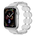 For Apple Watch Ultra 2 49mm Stretch Resin Watch Band(Transparent)